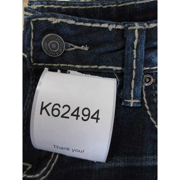 Vigoss Jeans 5 6 Bootcut Denim Stretch Embroidered Pants Juniors - Picture 13 of 13